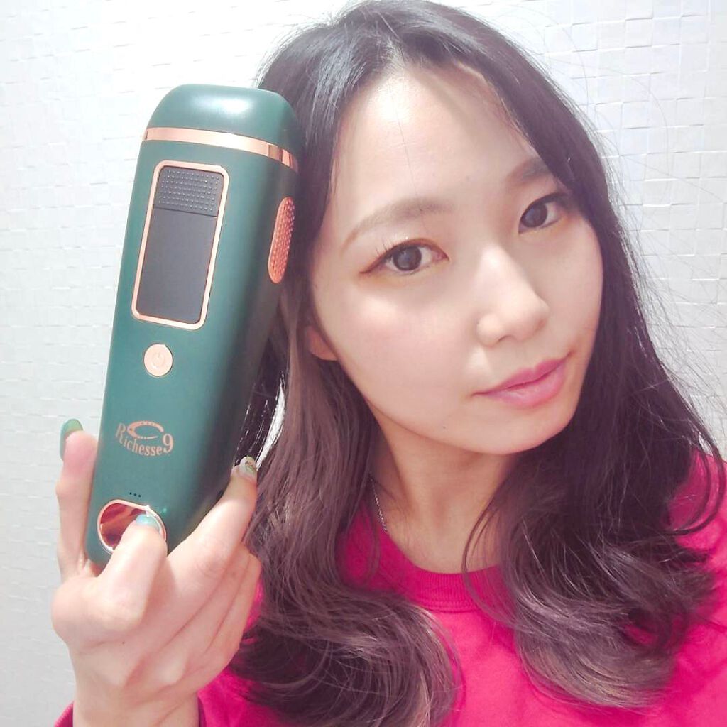 Richesse9(リシェスナイン) Richesse9 IPL光脱毛器のクチコミ「【株式会社カバリーナ様】

家庭用脱毛器【richesse9】

@ricesse9r.....」（3枚目）