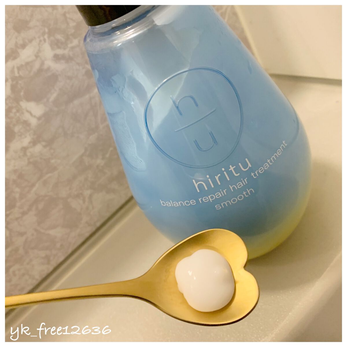 バランスリペアヘアオイル　スムース/hiritu/ヘアオイルを使ったクチコミ（3枚目）