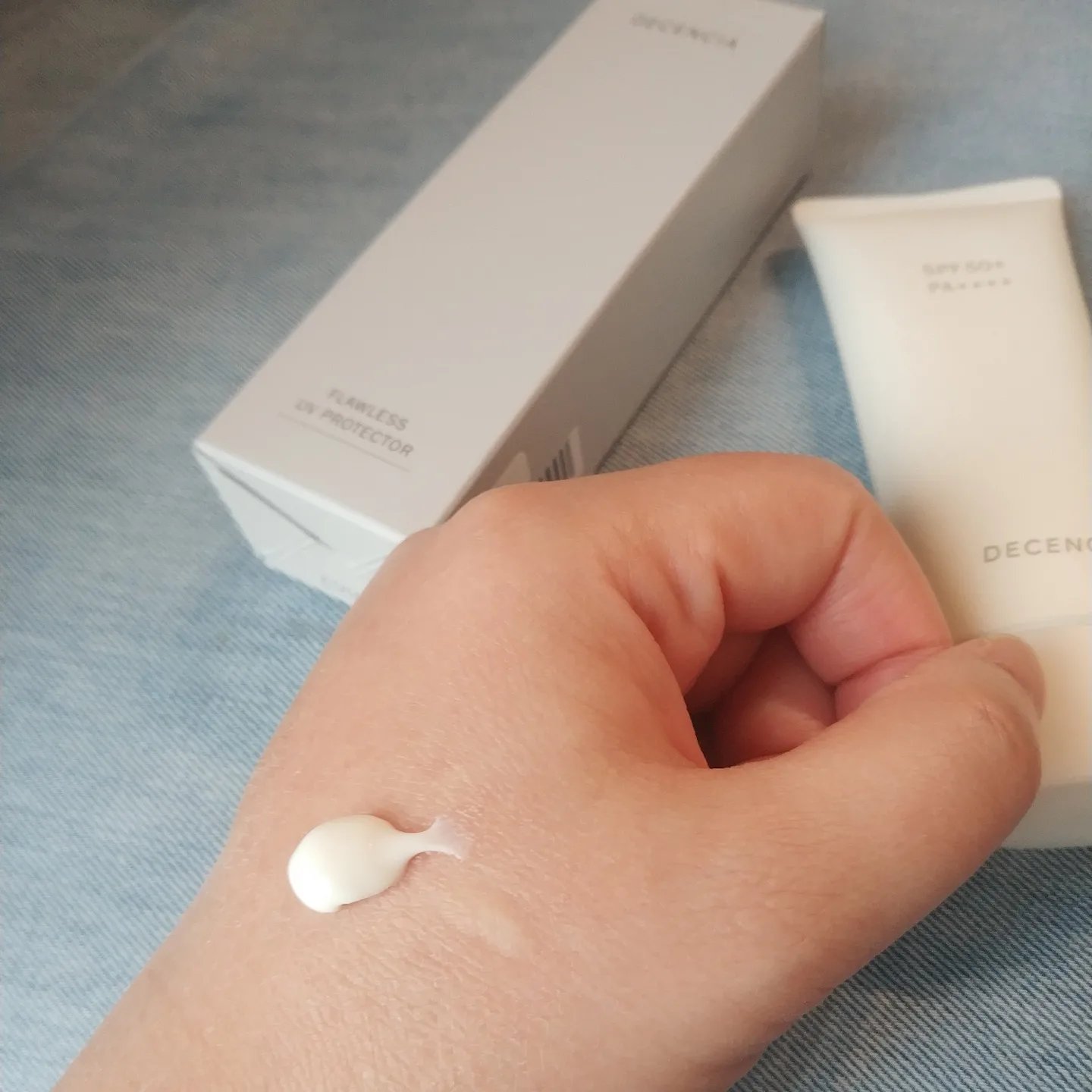 ディセンシア フローレス UVプロテクター/DECENCIA/日焼け止めローションを使ったクチコミ（2枚目）