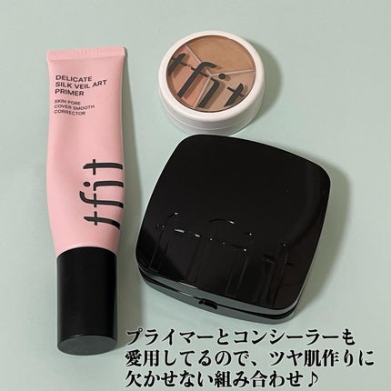 レイヤリングフィット グロークッションEX/TFIT/クッションファンデーションを使ったクチコミ(3枚目)