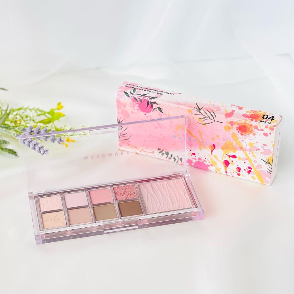 ミックスブラーリングアイパレット/wakemake/マルチパレットを使ったクチコミ(1枚目)