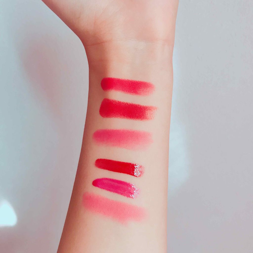 カンコレ マットリップスティック/DAISO/口紅を使ったクチコミ（2枚目）