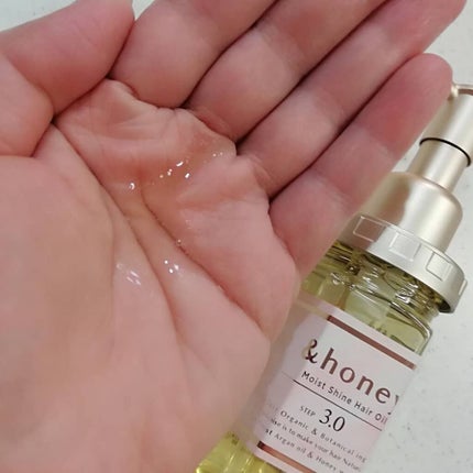 モイストシャイン ヘアオイル3.0/&honey/ヘアオイルを使ったクチコミ(3枚目)