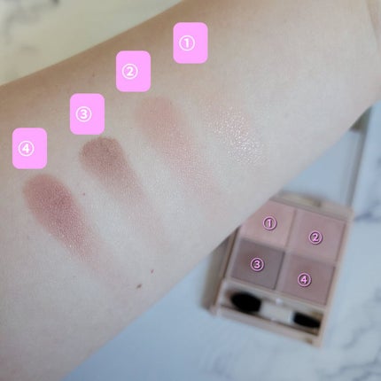 シルキースフレアイズ(マットタイプ)/キャンメイク/アイシャドウパレットを使ったクチコミ(1枚目)