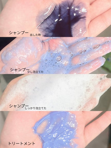 ブルーグロスシャンプー/トリートメント/rasica/市販シャンプーを使ったクチコミ(3枚目)