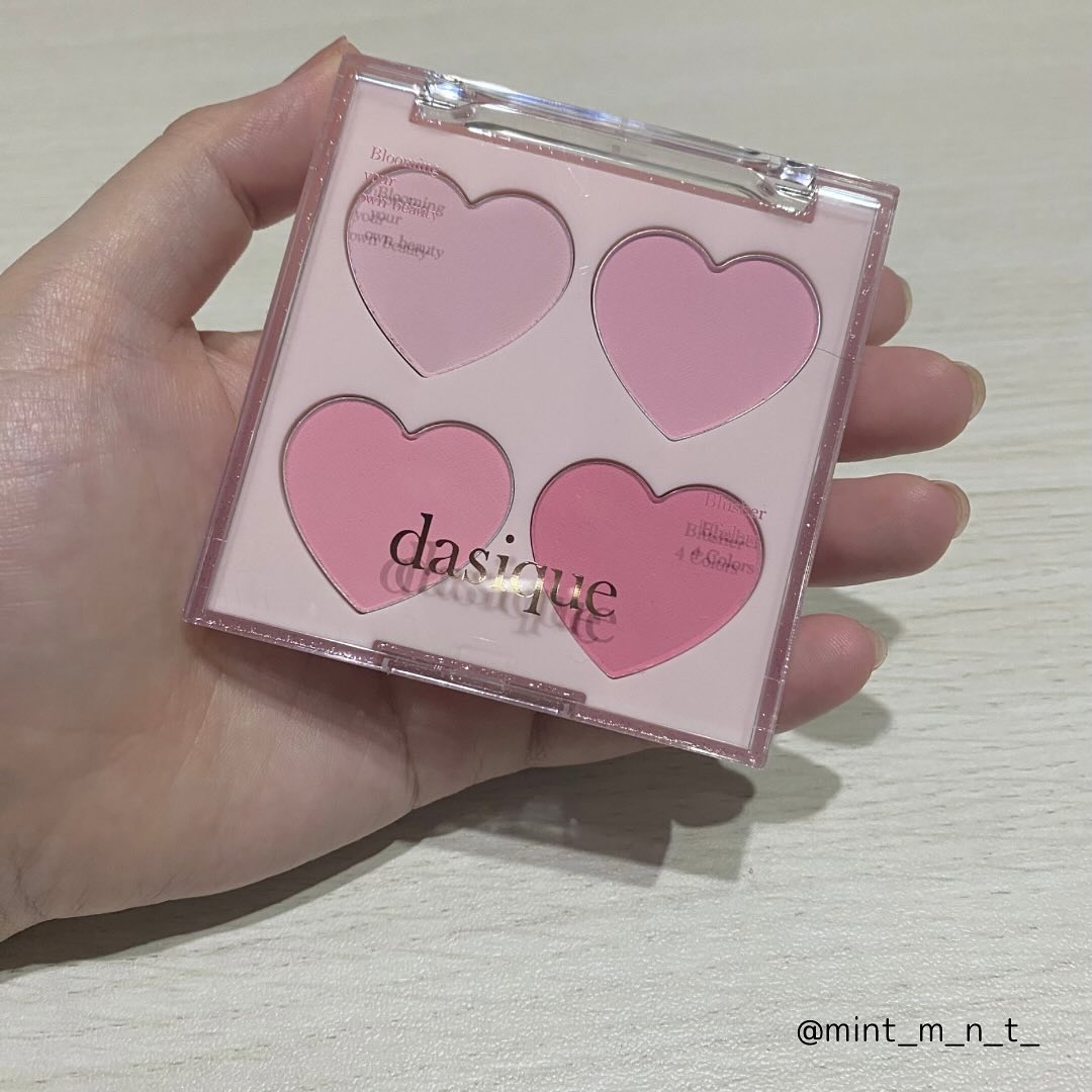 ブレンディングムードチーク 13 スウィートハート/dasique/パウダーチークを使ったクチコミ（2枚目）