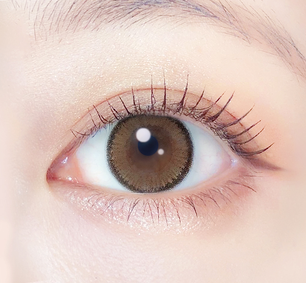 エバーカラーマンスリー アプリコットブラウン