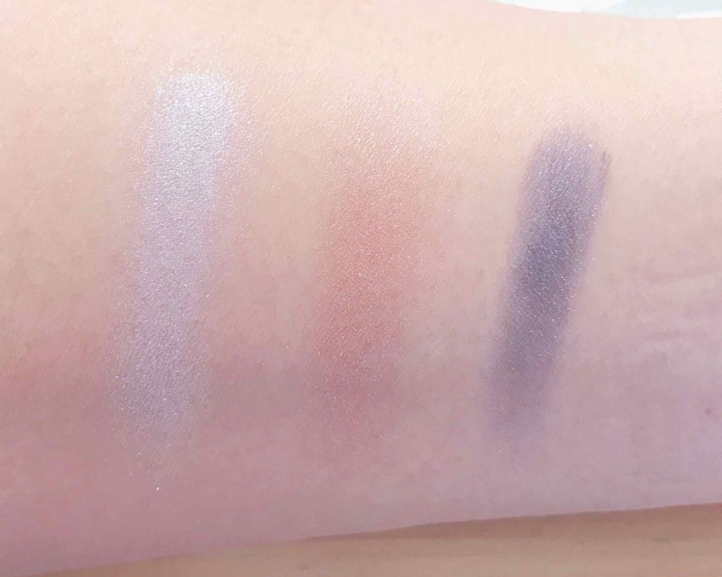 ツーカラー アイシャドウ ラメシリーズ/CEZANNE/アイシャドウパレットを使ったクチコミ（2枚目）