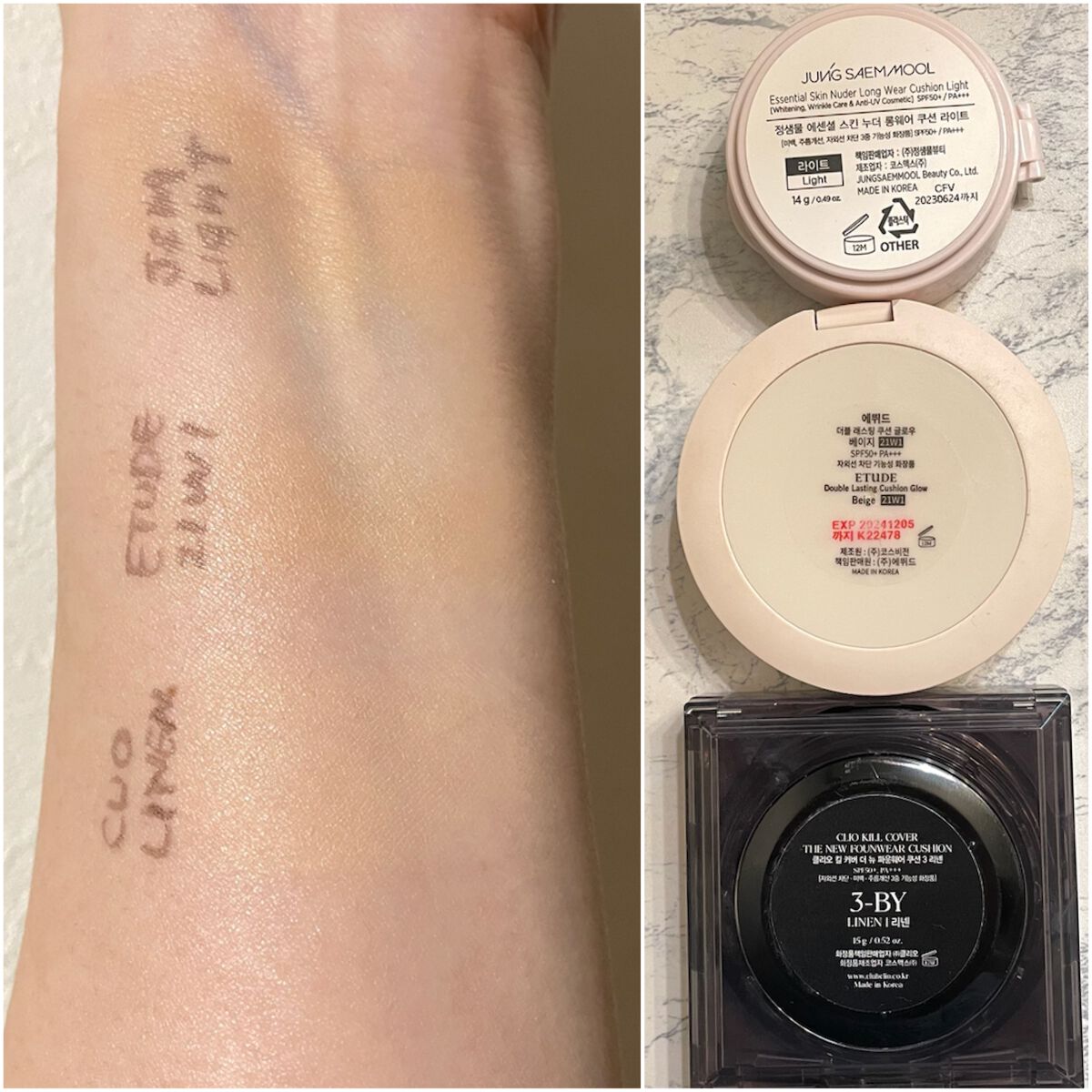 ダブルラスティング クッショングロウ/ETUDE/クッションファンデーションを使ったクチコミ(5枚目)