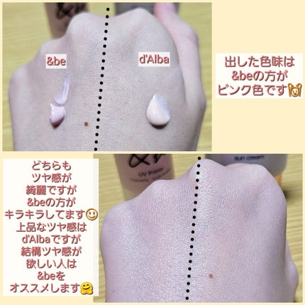 ウォータフルトーンアップサンクリーム/ダルバ/日焼け止めクリームを使ったクチコミ(3枚目)