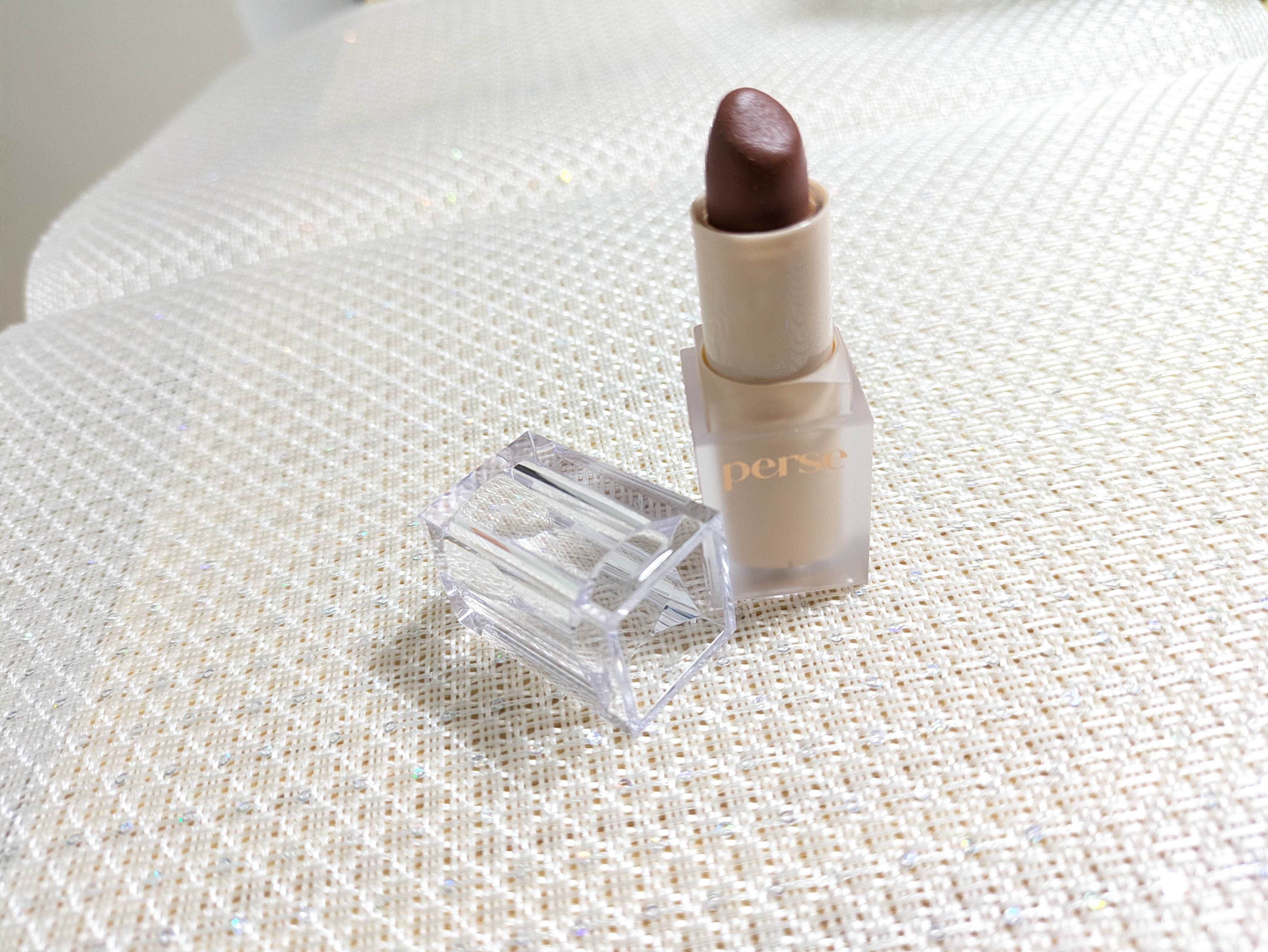 ベルベットフィックスリップバーム 05 French Brown/perse/リップバームを使ったクチコミ（1枚目）