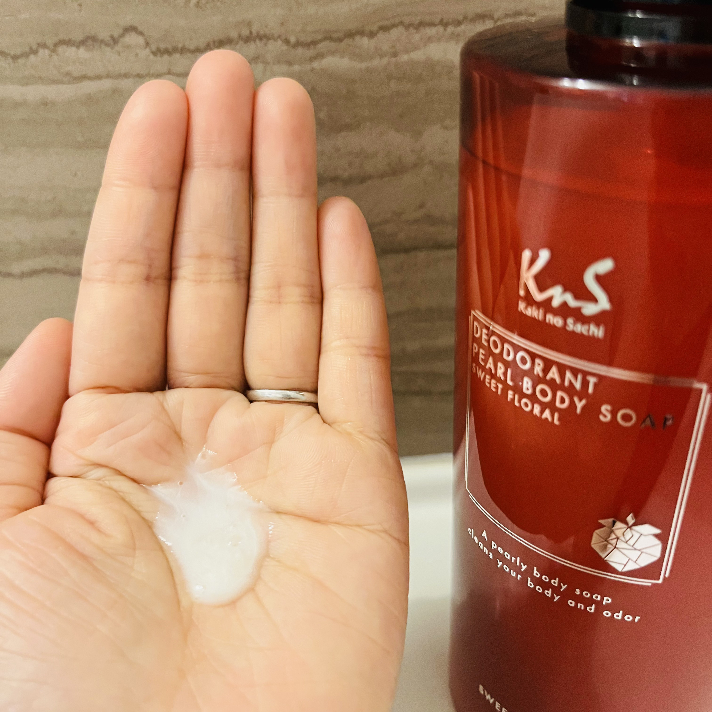 柿のさち KnS パールボディソープ/マックス/ボディソープを使ったクチコミ（2枚目）