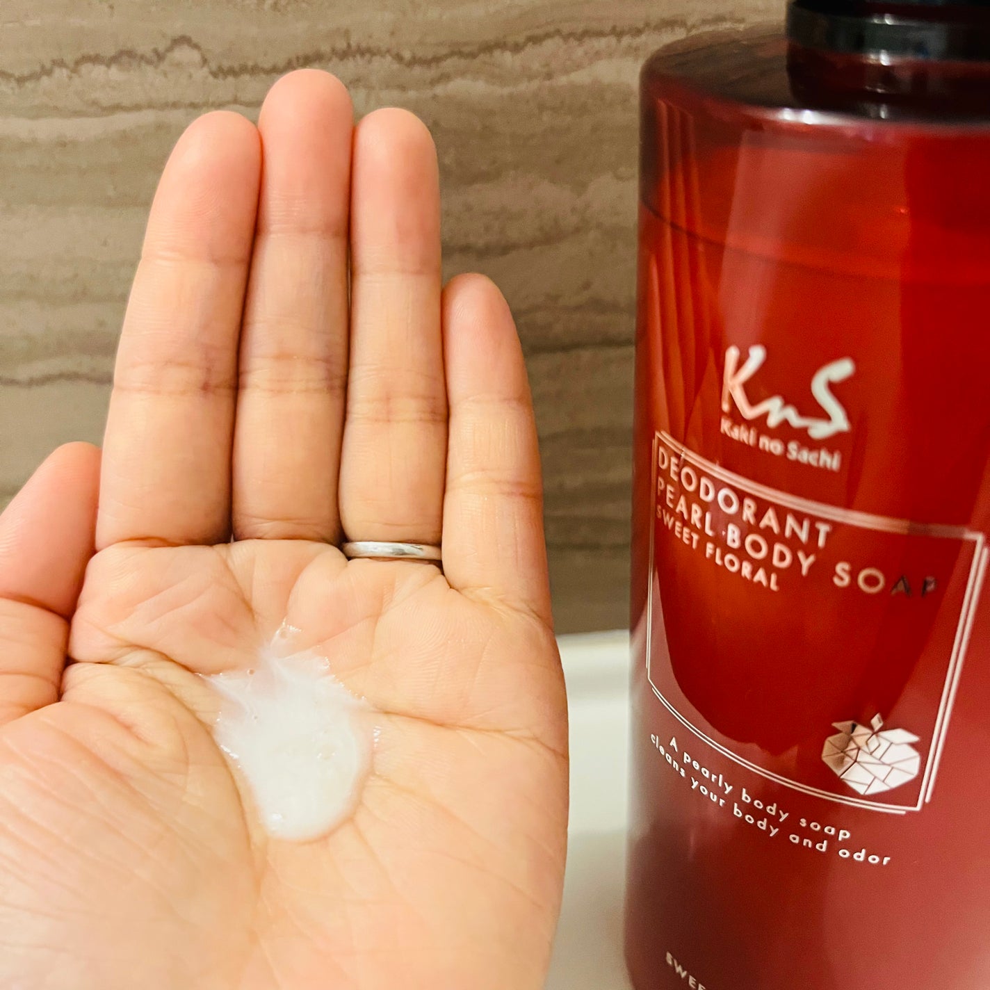 柿のさち KnS パールボディソープ/マックス/ボディソープを使ったクチコミ(2枚目)