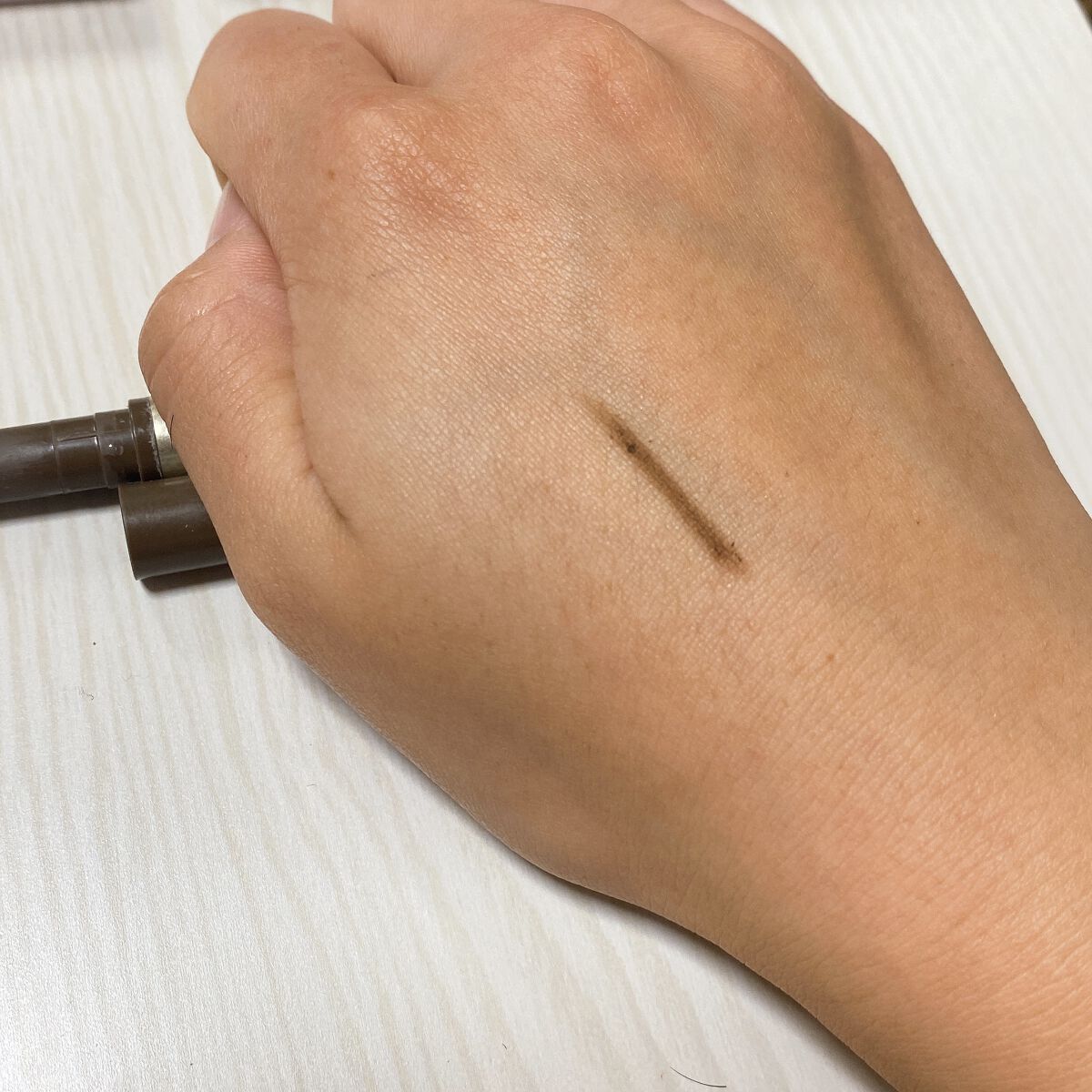 ブラシ付きアイブロウ繰り出し/CEZANNE/アイブロウペンシルを使ったクチコミ(2枚目)