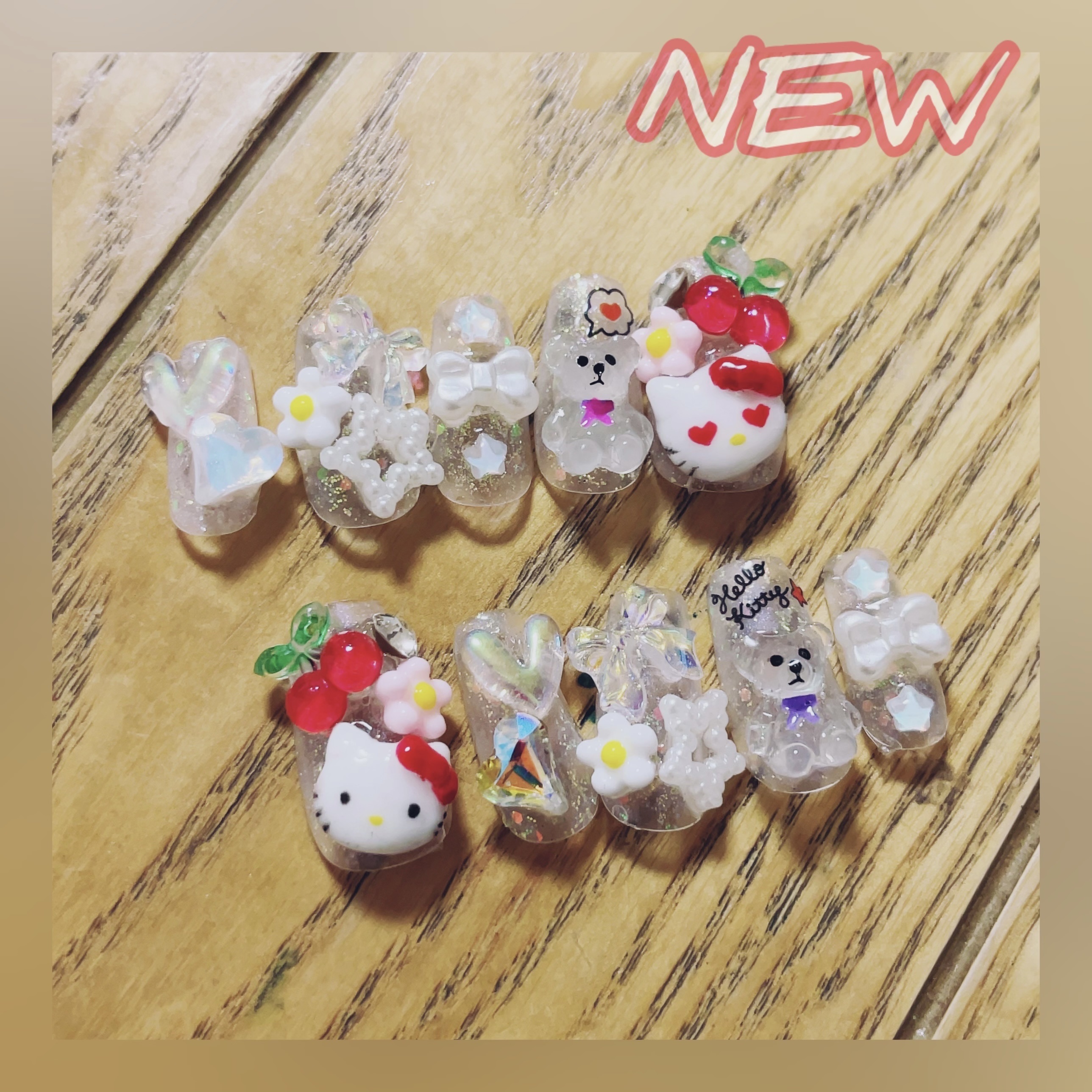 クリアクレイジェル/セリア/ジェルネイルを使ったクチコミ（1枚目）