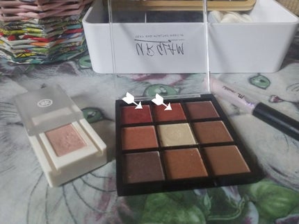 UR GLAM BLOOMING EYE COLOR PALETTE/U R GLAM/アイシャドウパレットを使ったクチコミ(1枚目)