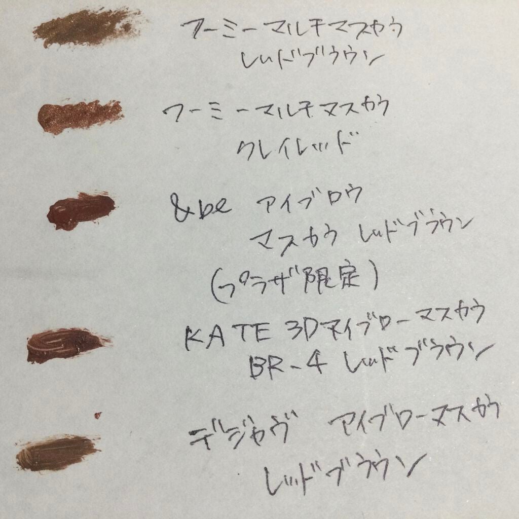 3Dアイブロウカラー/KATE/眉マスカラを使ったクチコミ(2枚目)