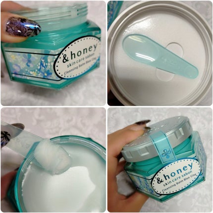 アンドハニー サボン クレンジングバーム ブルークレイ/&honey/クレンジングバームを使ったクチコミ(2枚目)