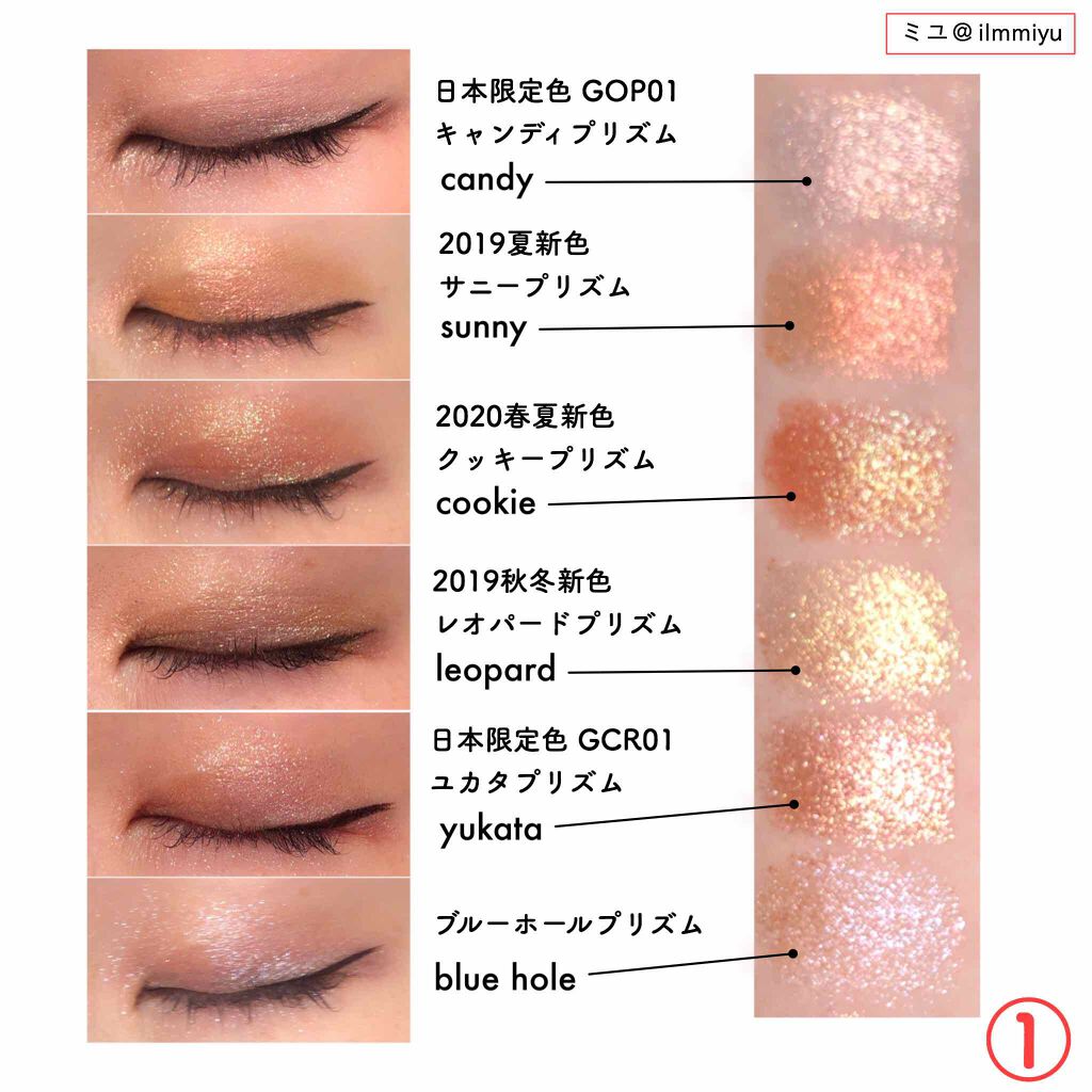 グリッタープリズム シャドウ/MISSHA/グリッターを使ったクチコミ(1枚目)