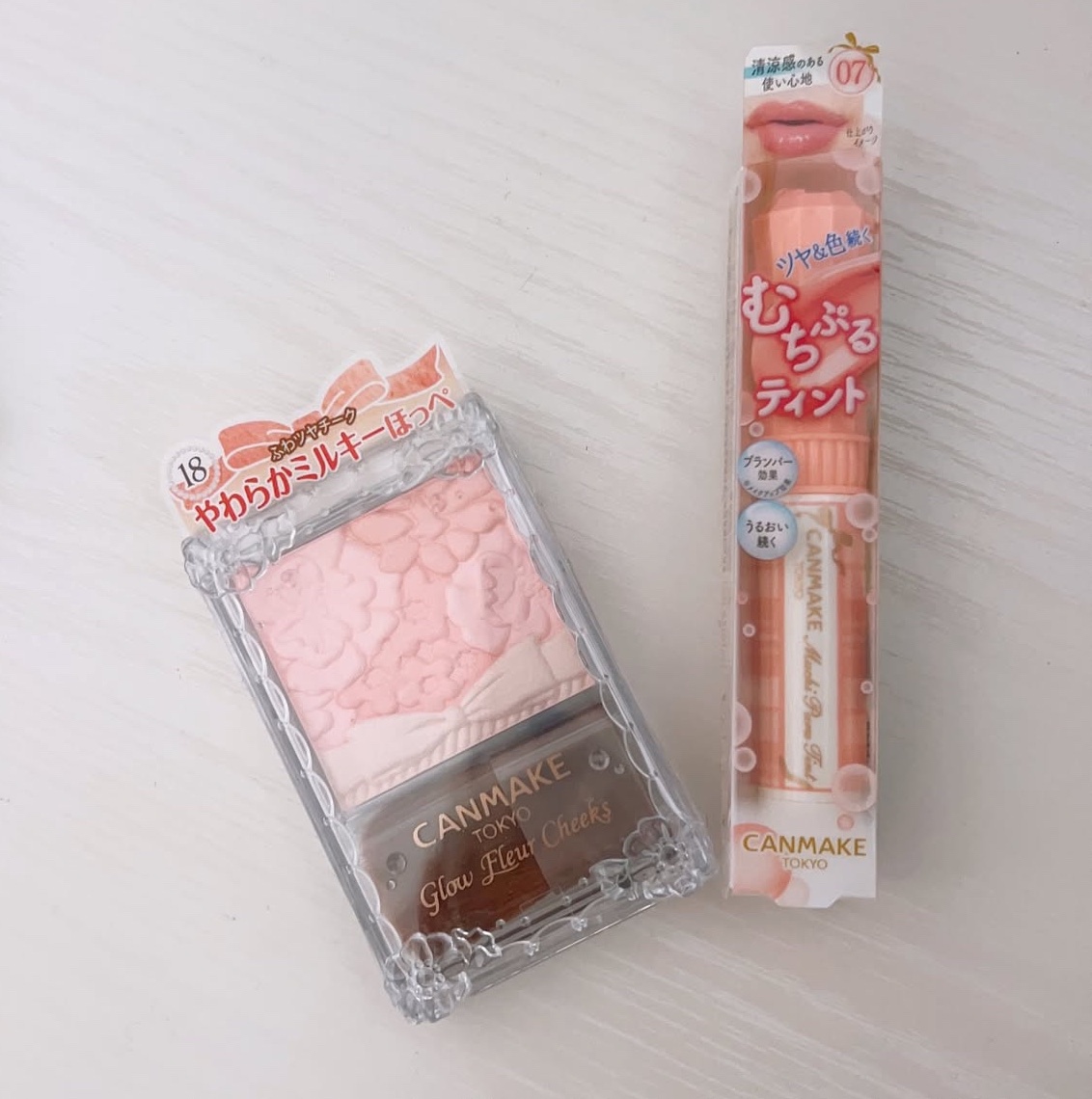 グロウフルールチークス/キャンメイク/パウダーチークを使ったクチコミ（3枚目）