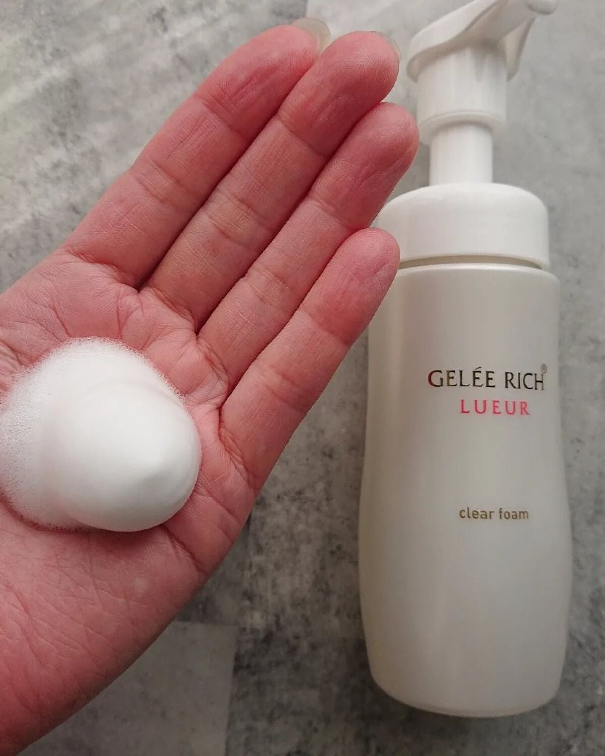 リュール クリアフォーム/ジュレリッチ/洗顔フォームを使ったクチコミ(1枚目)