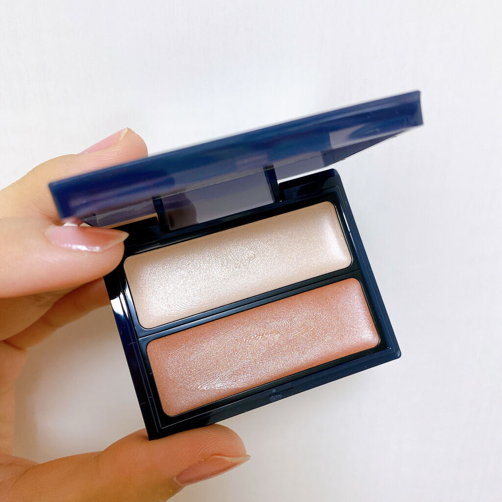 セラムマルチグロウデュオ 102 Brown/Borica/クリームハイライトを使ったクチコミ（2枚目）