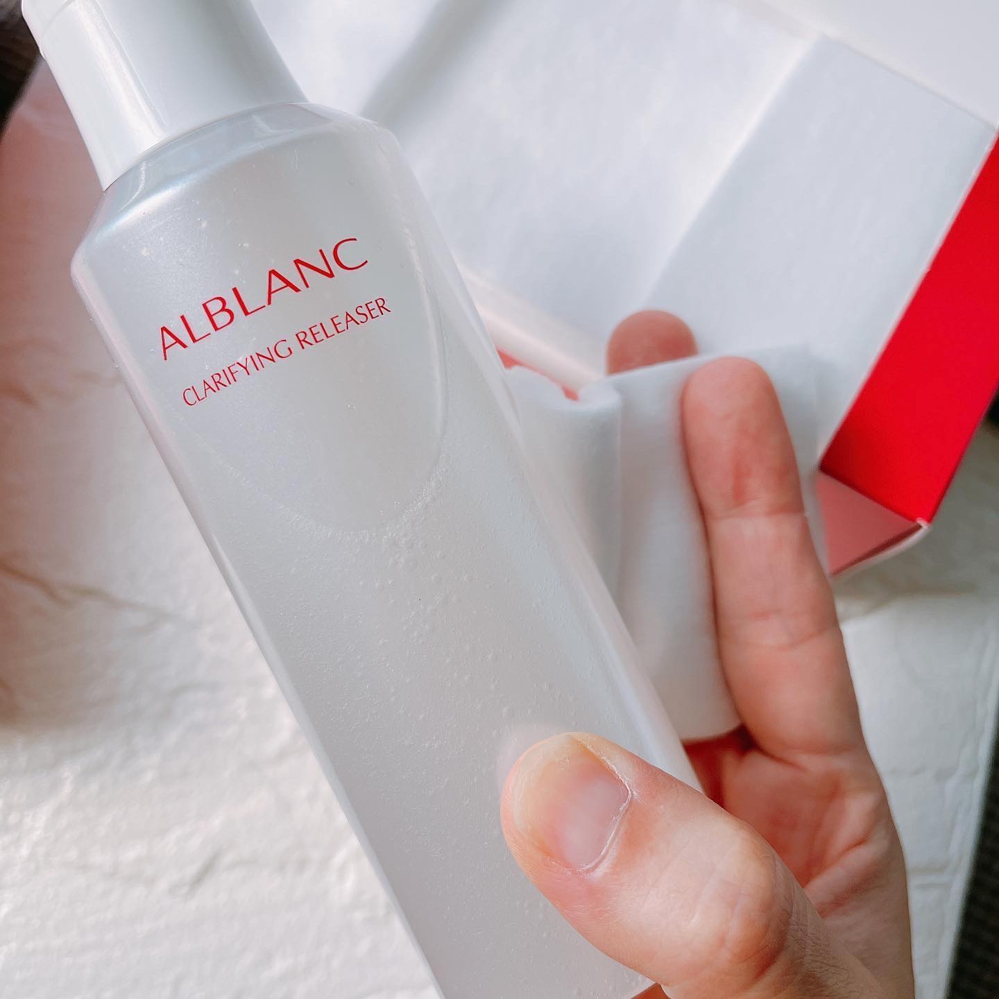クラリファイイング リリーサー/ALBLANC/クレンジングウォーターを使ったクチコミ（2枚目）