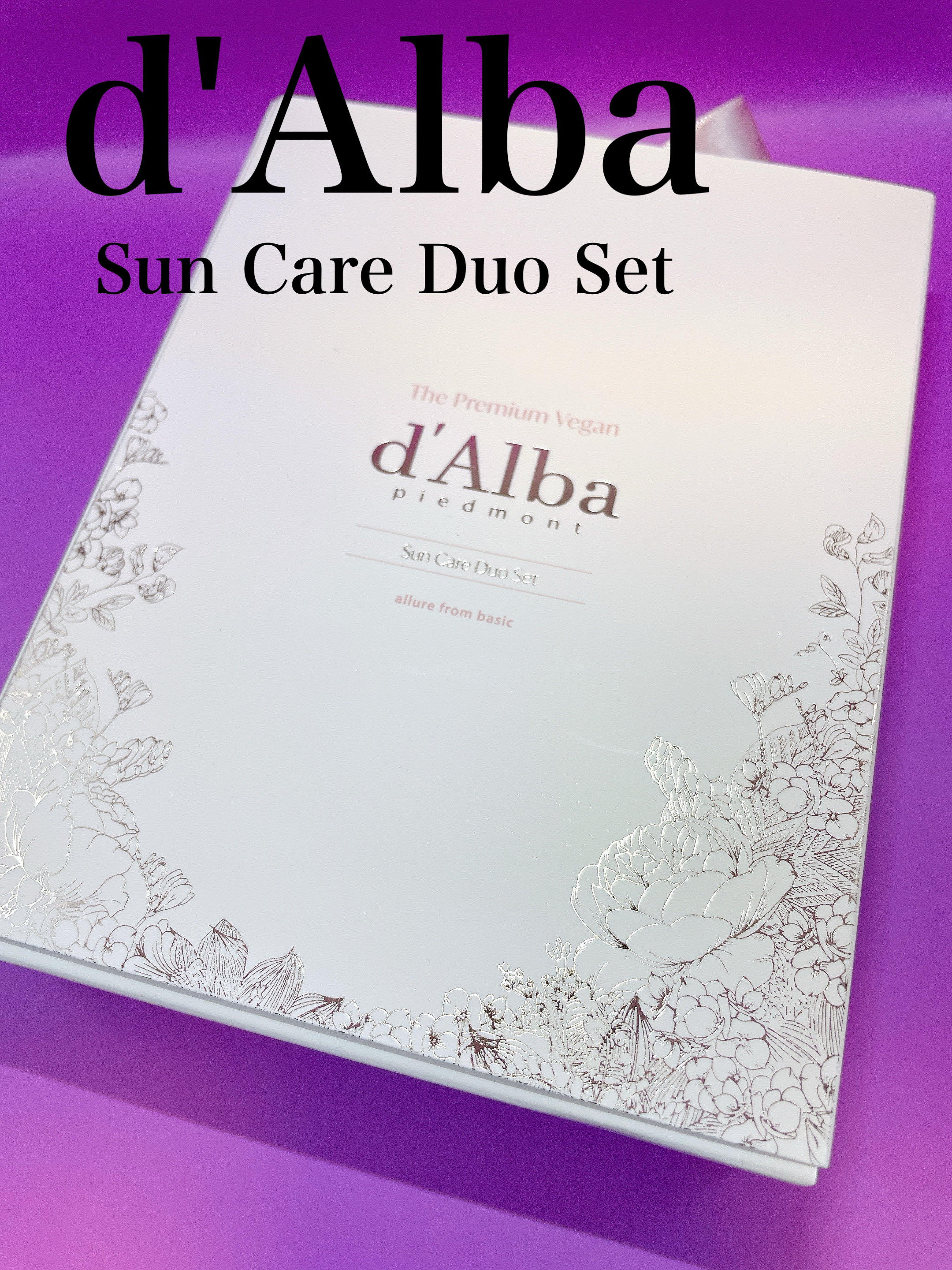 ダルバ ウォータフル トーンアップ サンクリーム(パープル)/ダルバ/日焼け止めクリームを使ったクチコミ（1枚目）