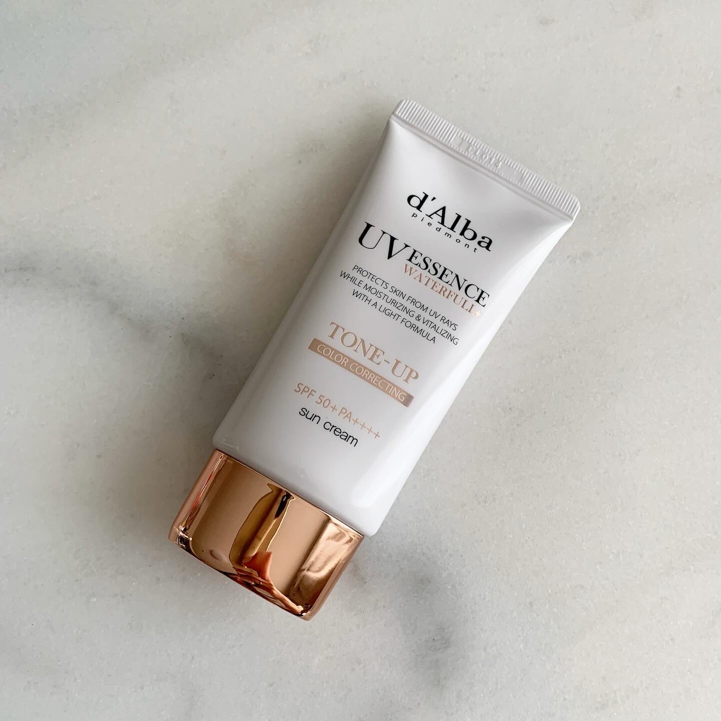 ウォータフルトーンアップサンクリーム/ダルバ/日焼け止めクリームを使ったクチコミ（1枚目）