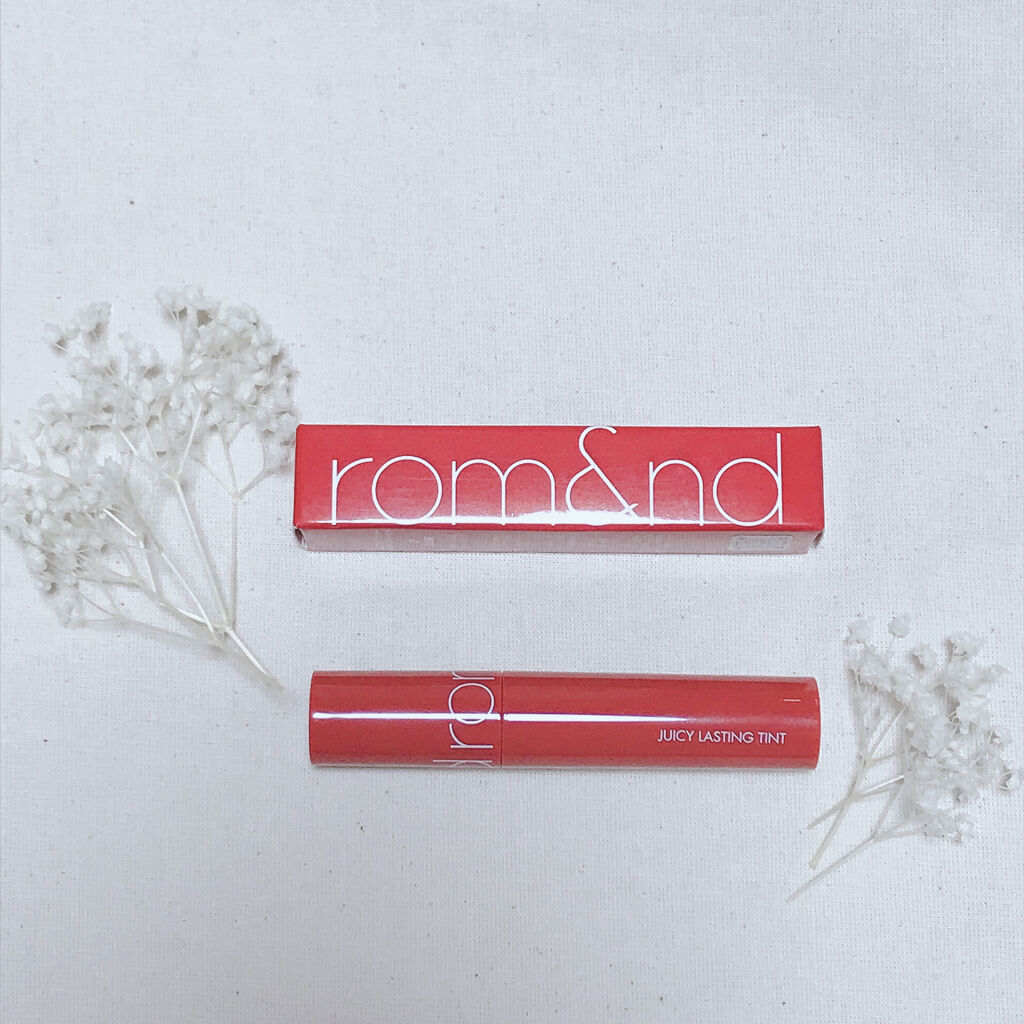 ジューシーラスティングティント/rom&nd/リップティントを使ったクチコミ（1枚目）
