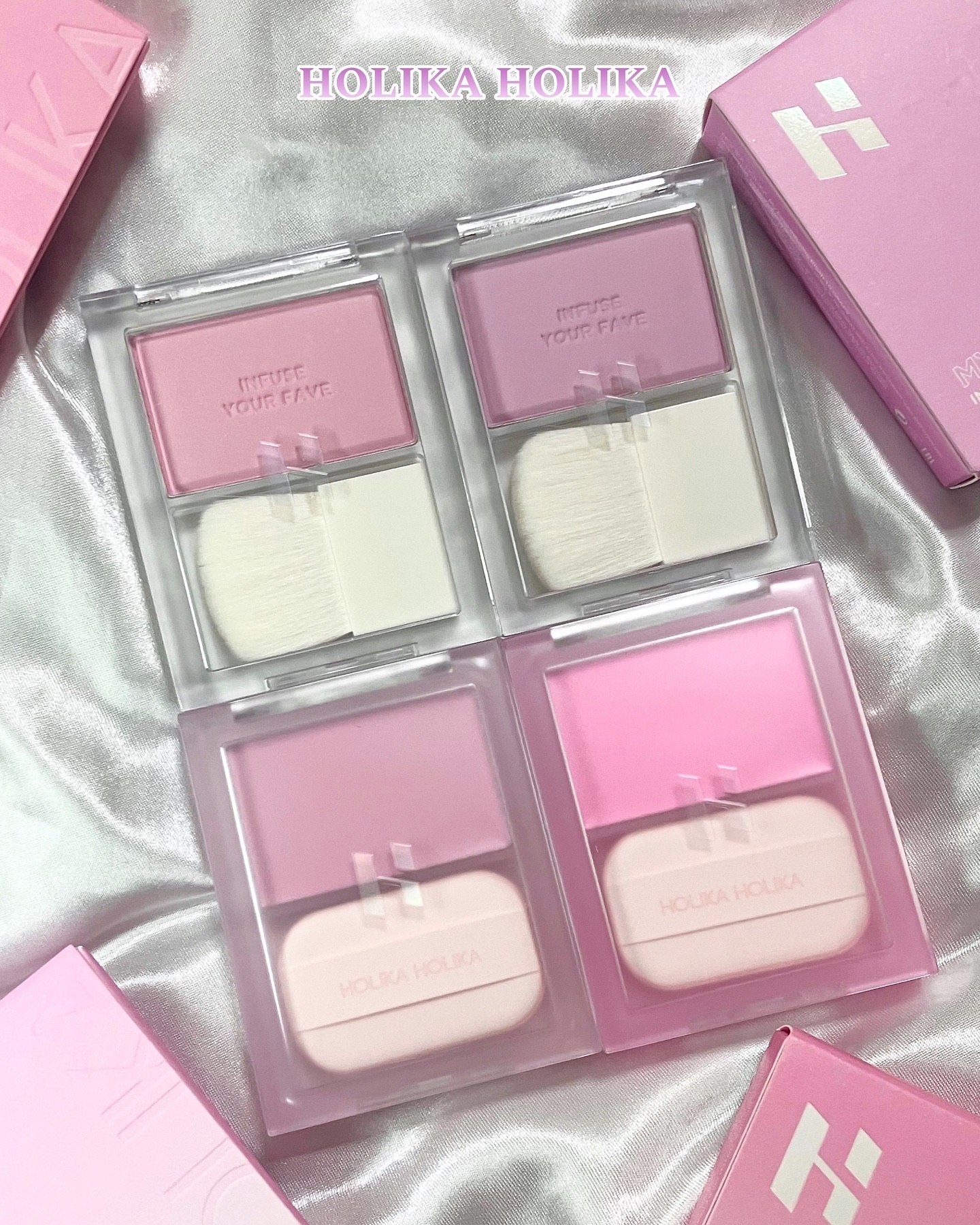 マイフェイブ インフュージング ブラッシュ/HOLIKA HOLIKA/パウダーチークを使ったクチコミ（2枚目）