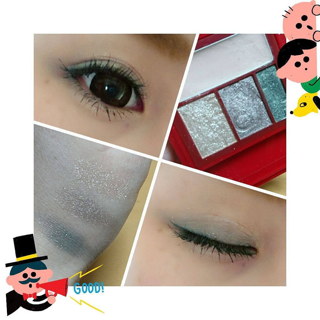 アクセントカラーアイズ CC/インテグレート/アイシャドウパレットを使ったクチコミ（2枚目）