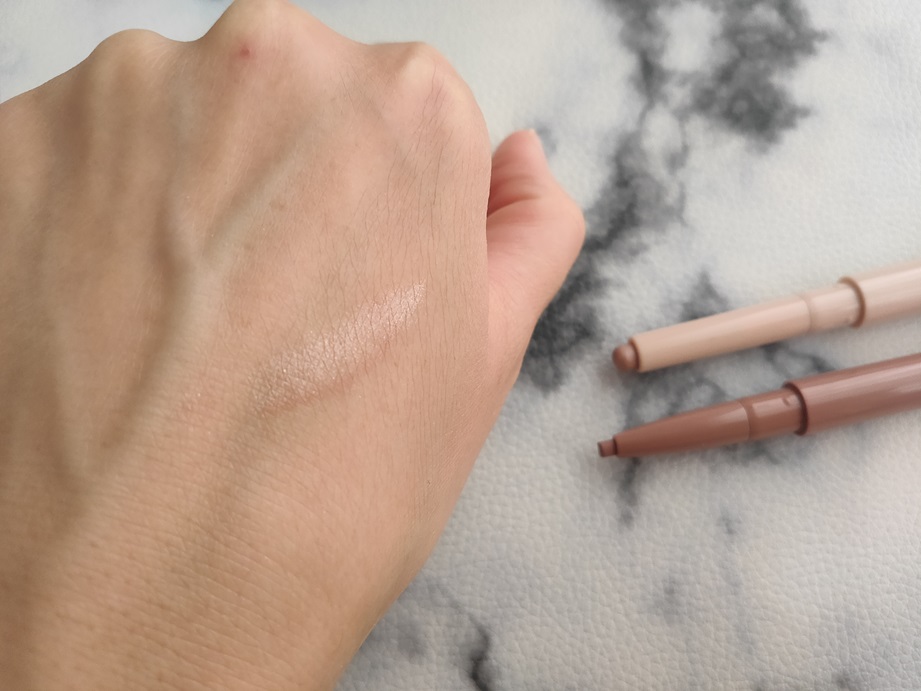 忍ばせ影色ペンシル 202 ピンクブラウン/ミゼルエディ/ペンシルアイライナーを使ったクチコミ（3枚目）