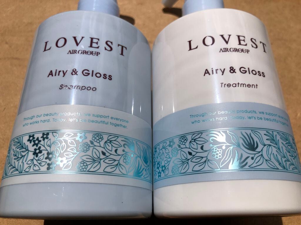 エアリーアンドグロス シャンプー/トリートメント /LOVEST by air Salon Quality Hair Care/市販シャンプーを使ったクチコミ(6枚目)