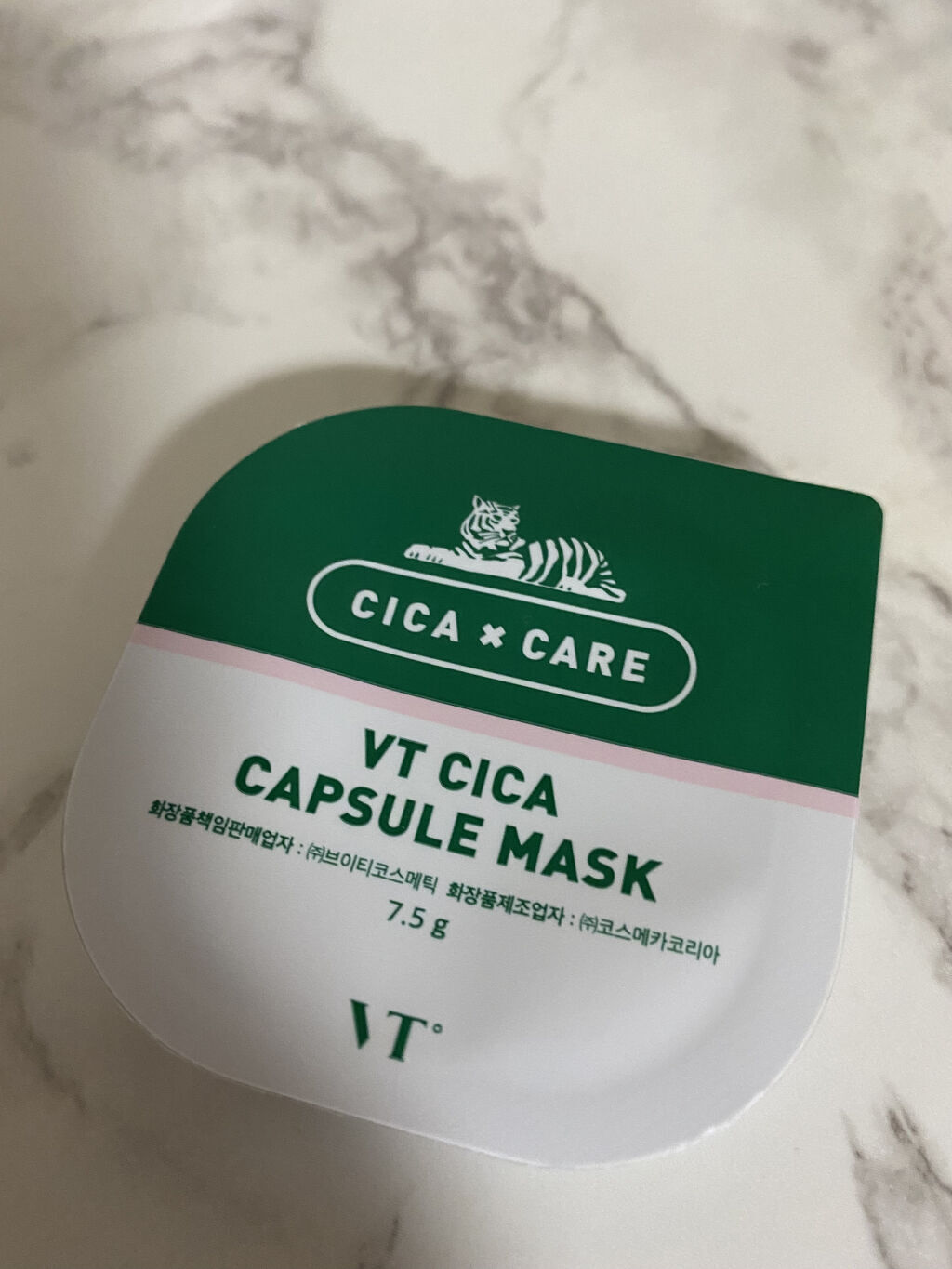 CICA カプセルマスク/VT/洗い流すパック・マスクを使ったクチコミ（1枚目）