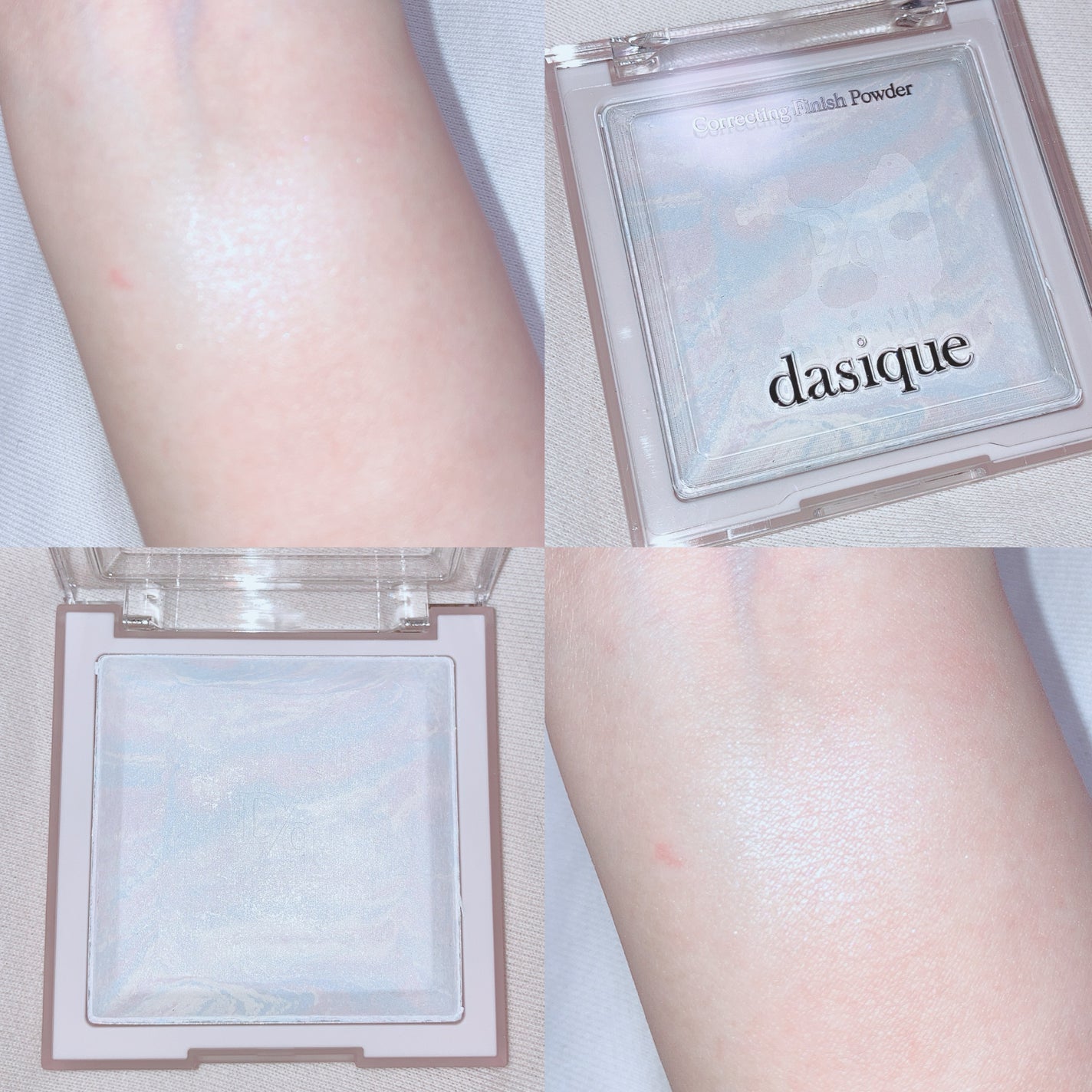 コレクティングフィニッシュパウダー/dasique/プレストパウダーを使ったクチコミ(9枚目)