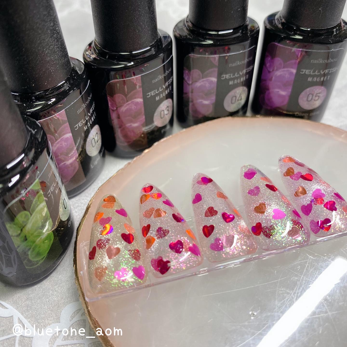 ジェリーフィッシュマグネットジェル/ネイル工房/ジェルネイルを使ったクチコミ（1枚目）