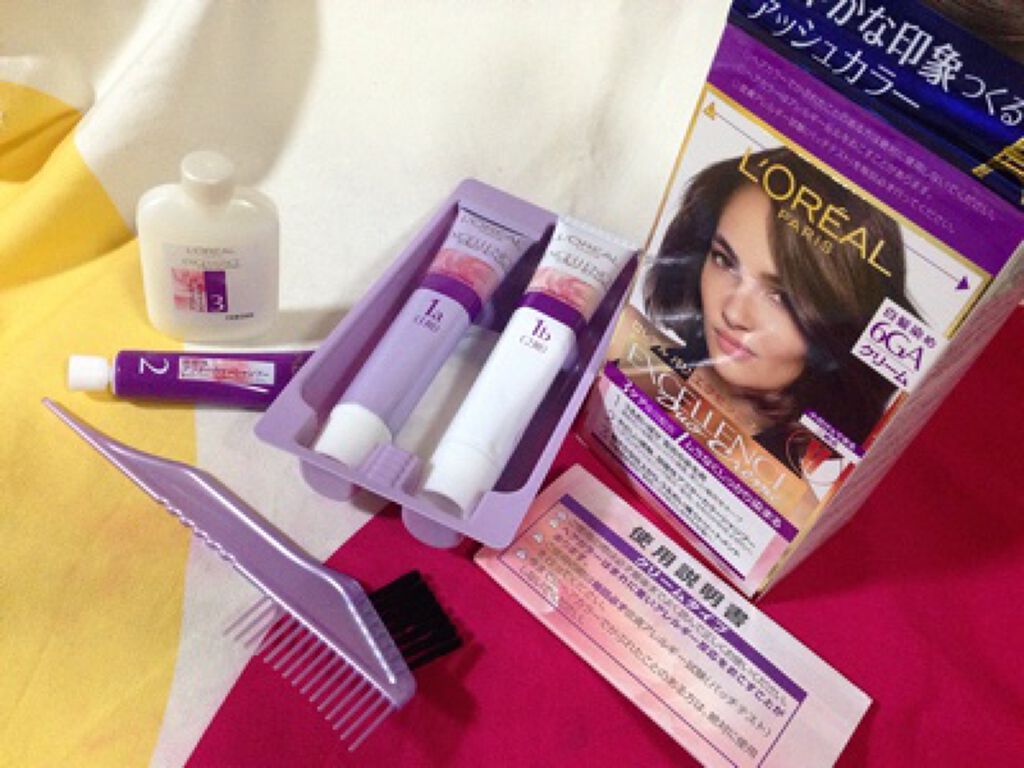 エクセランス ヘアカラー/ロレアル パリ/ヘアカラーを使ったクチコミ（2枚目）