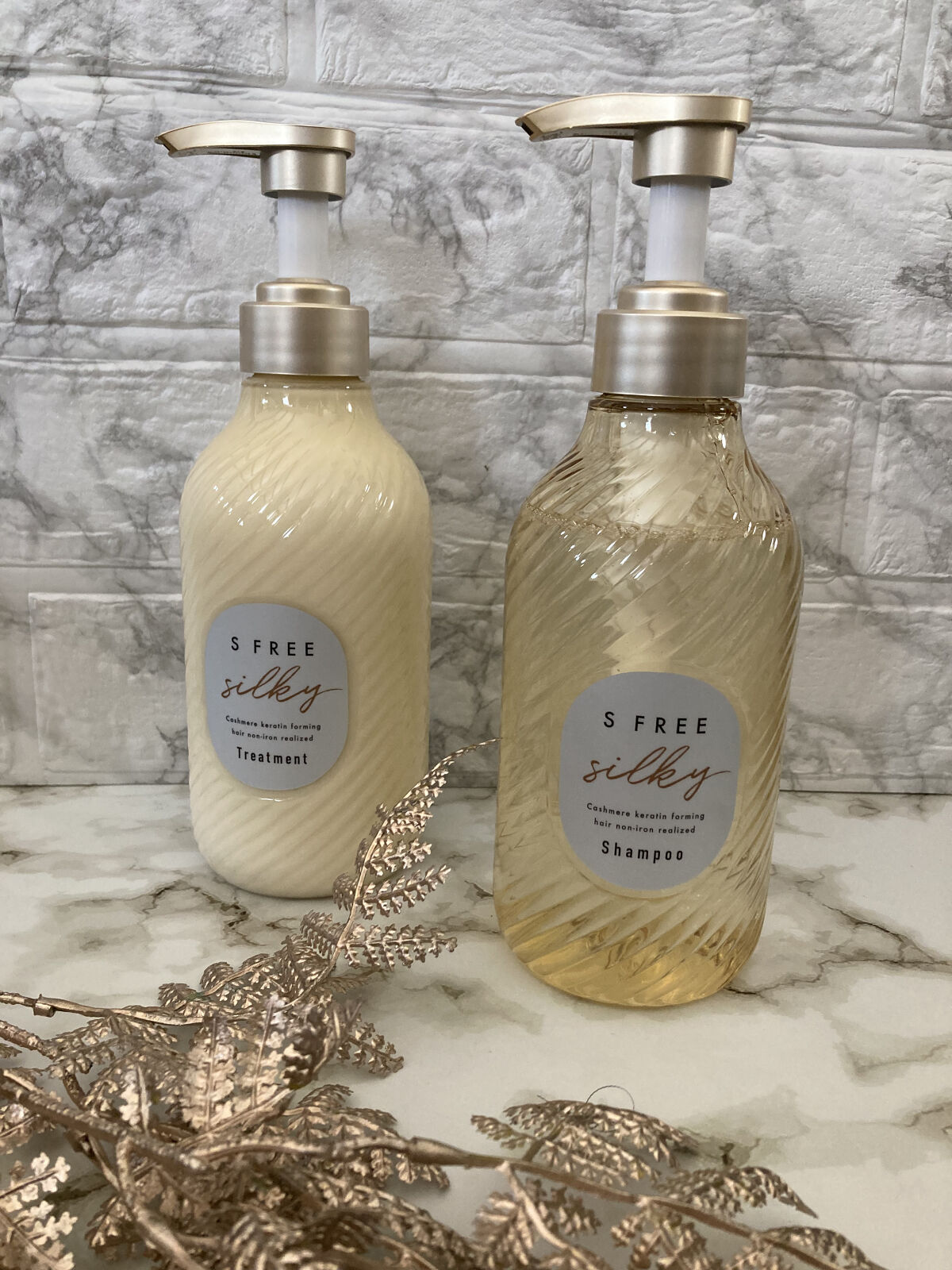 シャンプー シルキースムース／トリートメント シルキースムース /S FREE/市販シャンプーを使ったクチコミ（1枚目）