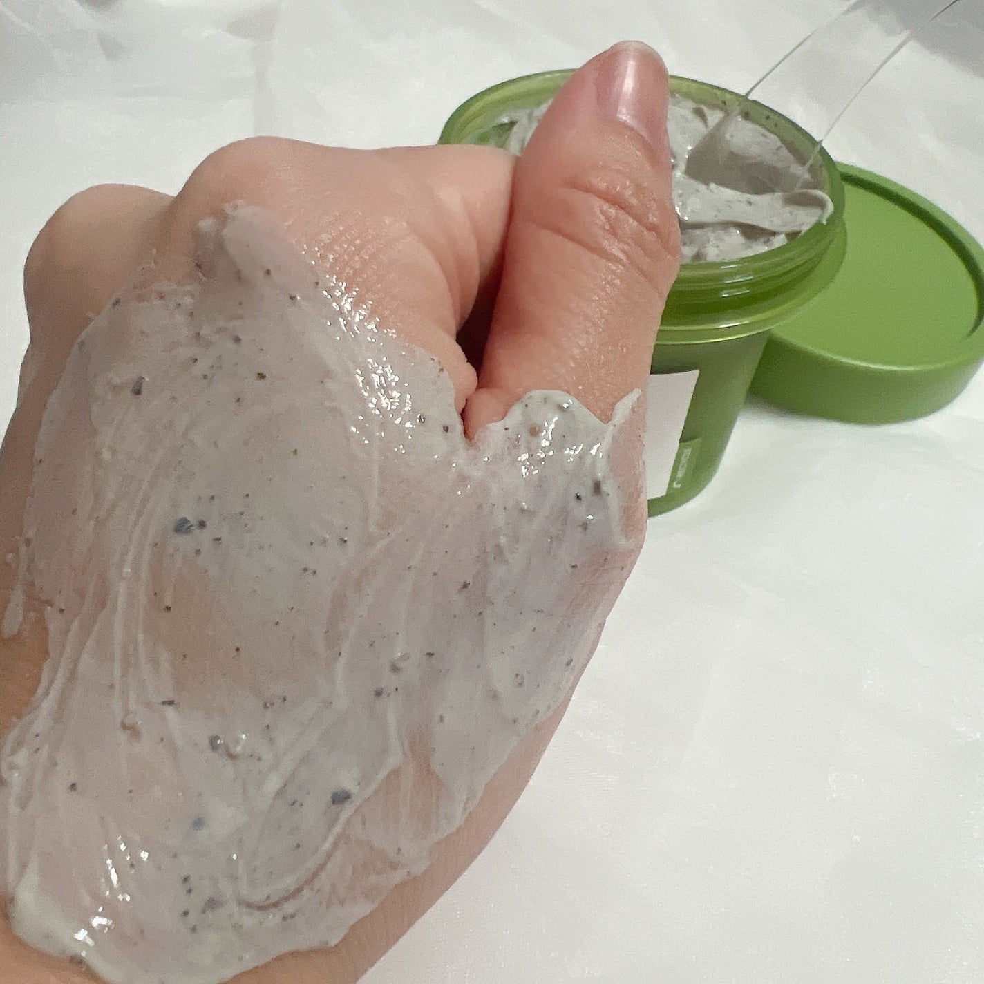 緑豆毛穴クレイパック/beplain/洗い流すパック・マスクを使ったクチコミ(10枚目)