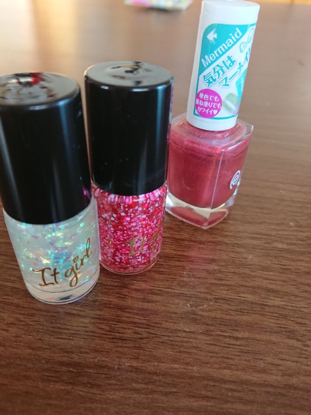 ITGグリッターネイル/DAISO/マニキュアを使ったクチコミ(2枚目)