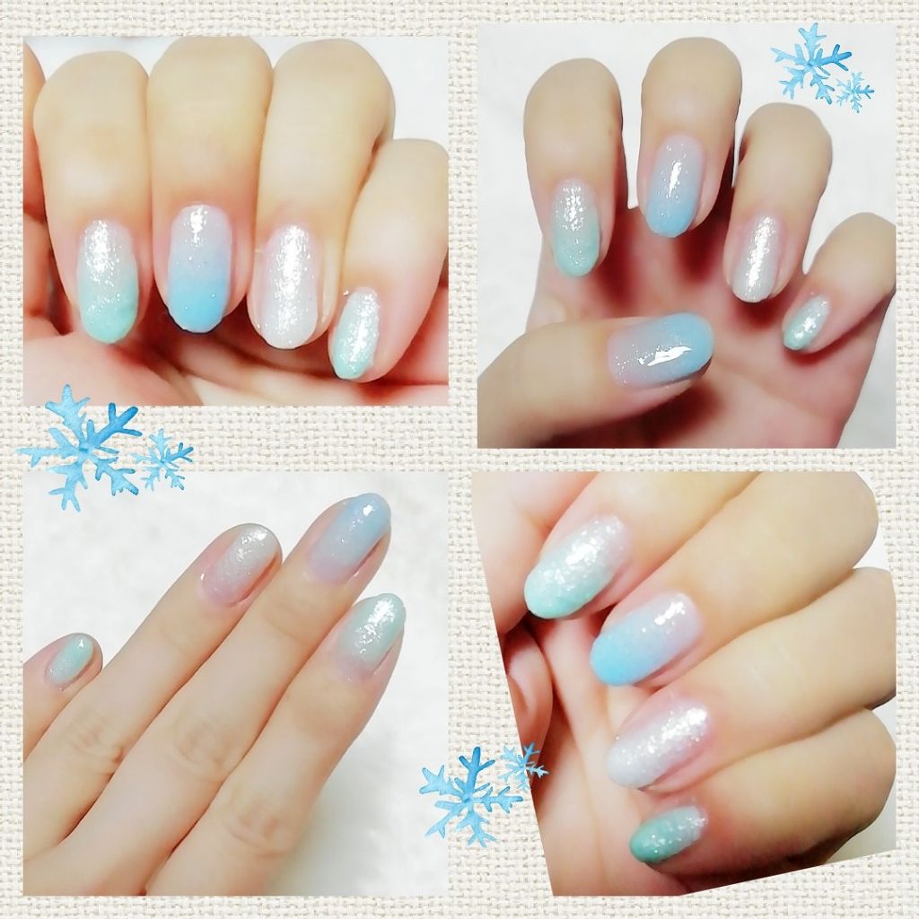 シュガーネイル 爪化粧料 Tmを使った口コミ アナ雪風シュガーグラデ おはようござ By Yukiko ゆき姉 敏感肌 Lips