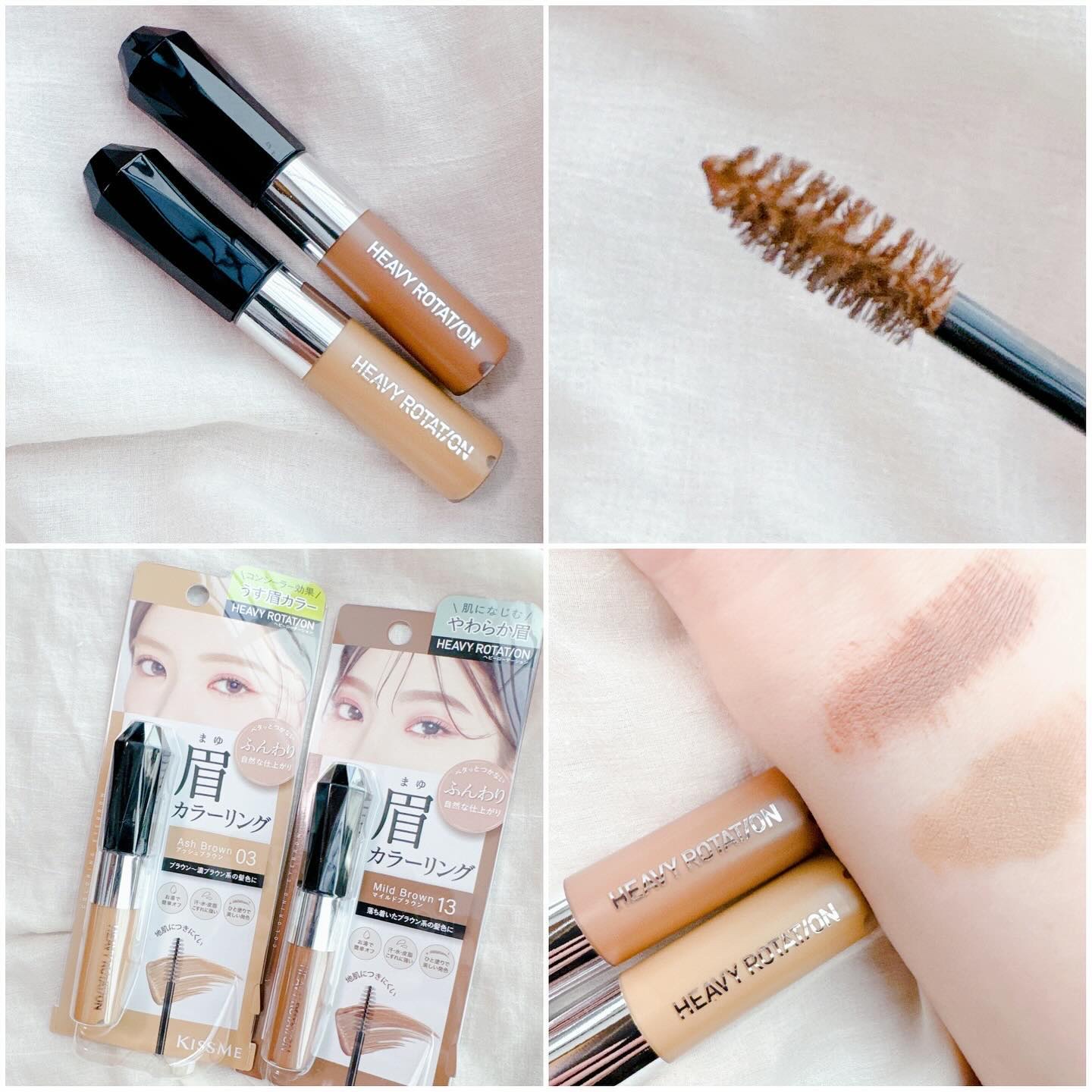 ヘビーローテーション カラーリングアイブロウEX/ヘビーローテーション/眉マスカラを使ったクチコミ（3枚目）