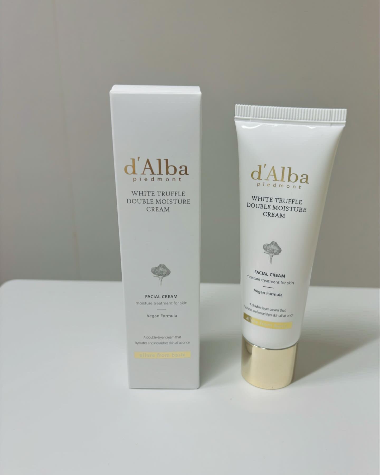 ホワイトトリュフダブルモイスチャークリーム/ダルバ/フェイスクリームを使ったクチコミ（1枚目）