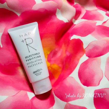 フェイススクラブ /HAP+R/スクラブ・ゴマージュを使ったクチコミ(1枚目)