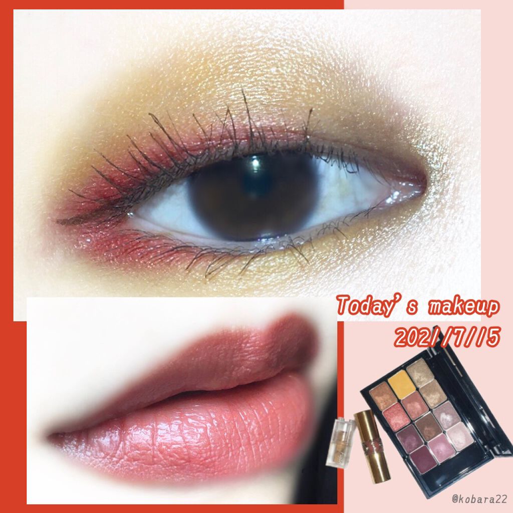 ミニエアリーディップパウダー 03 洗練BEIGE/Fujiko/単色アイシャドウを使ったクチコミ（1枚目）