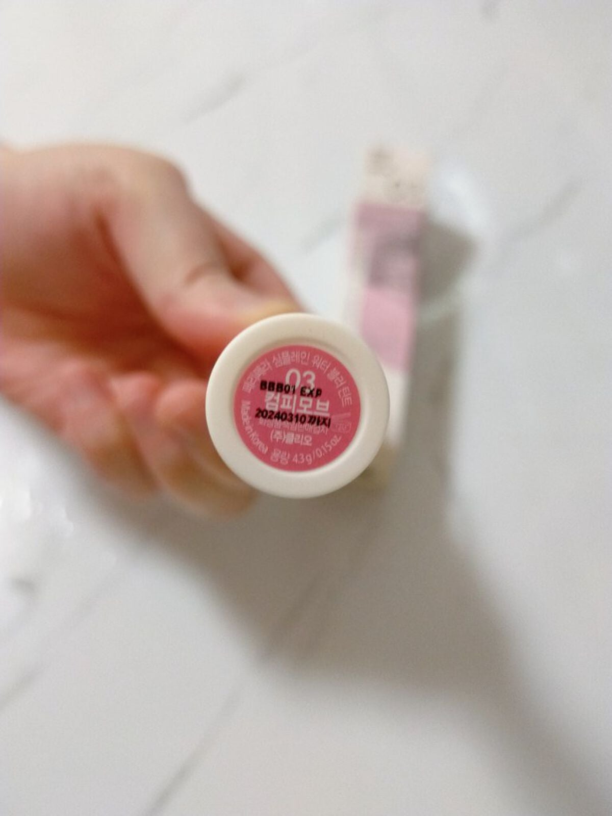 シンプレイン ウォーターブラーティント/Sim;plain/リップティントを使ったクチコミ(2枚目)