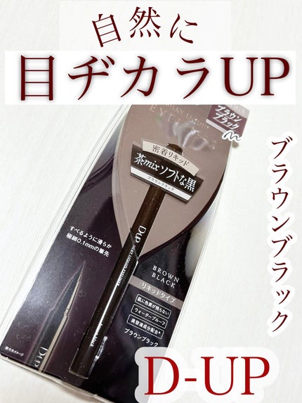 シルキーリキッドアイライナーWP/D-UP/リキッドアイライナーを使ったクチコミ(1枚目)
