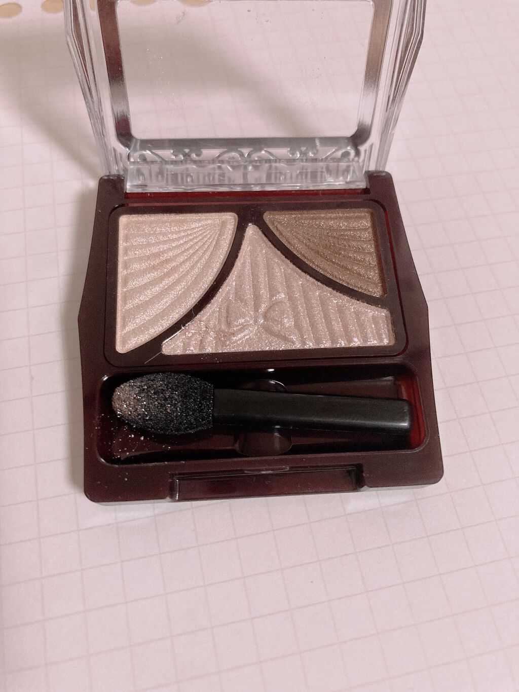 ジューシーピュアアイズ/キャンメイク/アイシャドウパレットを使ったクチコミ(3枚目)