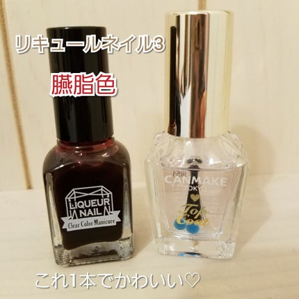 リキュールネイル3/キャンドゥ/マニキュアを使ったクチコミ(2枚目)